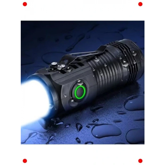 Ultra Parlak USB Şarjlı LED Mini El Feneri