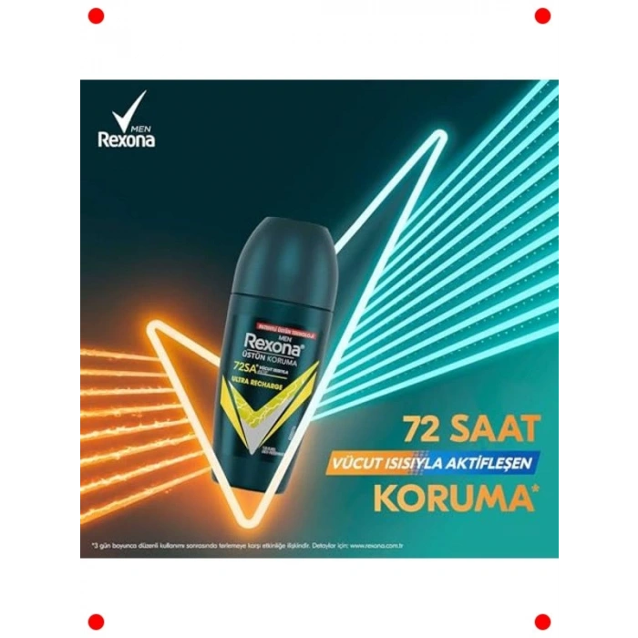 Ultra Şarj Erkek Roll-On Deodorant (50 ml)