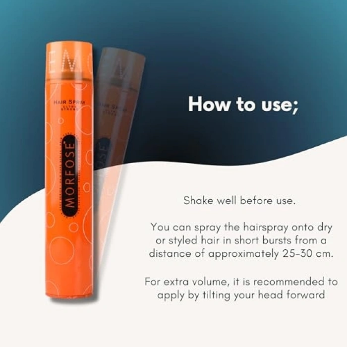 Ultra Strong Saç Spreyi 400 ml Turuncu Renk