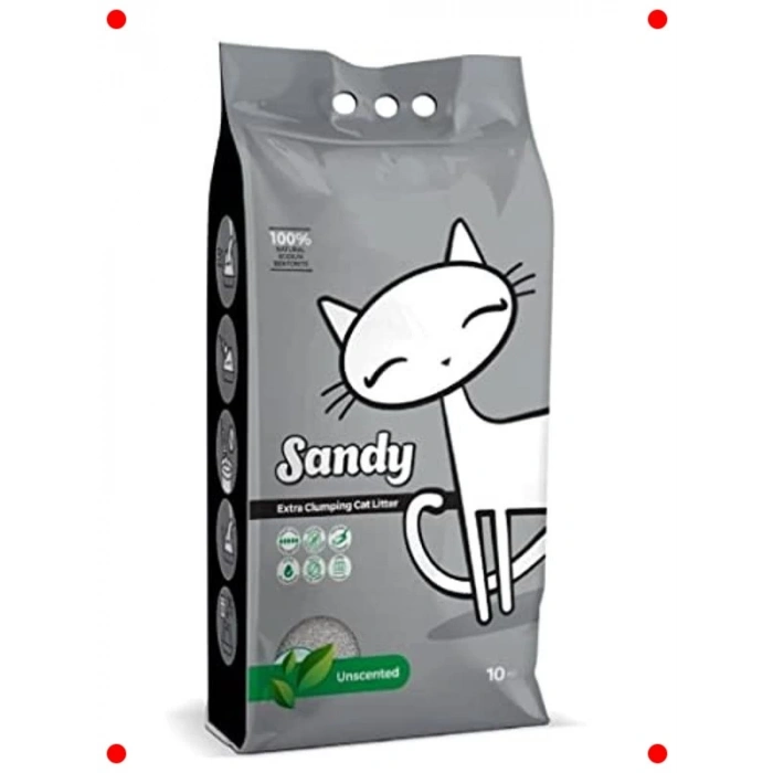 Ultra Topaklanan Kokusuz Doğal Kedi Kumu 10 Kg Bentonit