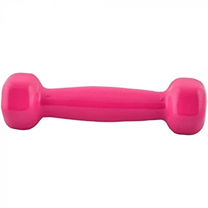 Unisex pembe vinil dambıl, 1 adet, hafif ve kullanışlı