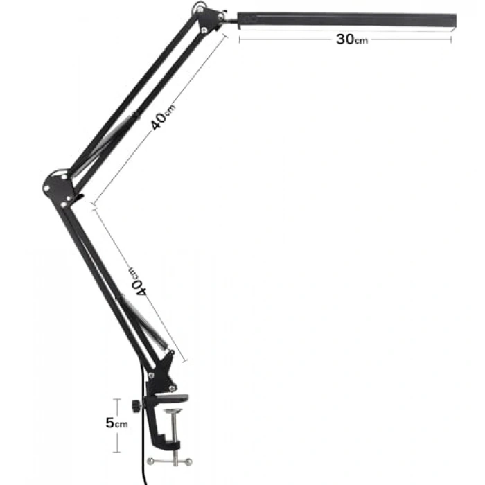 USB Kablolu Led Masa Lambası, Klasik ve Modern Tasarım ile