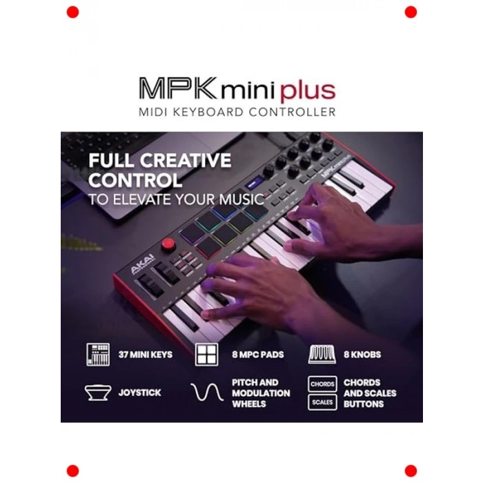 USB MIDI Kontrol Klavyesi (37 Tuş)