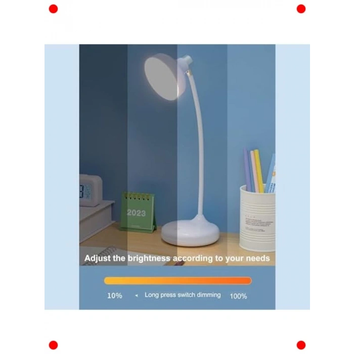 USB Şarj Edilebilir Esnek Masa Lambası 36cm