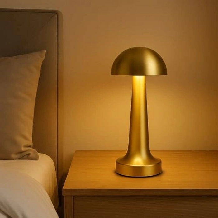 USB Şarjlı 3 Renk Seçeneğine Sahip Dokunmatik Masa Lambası