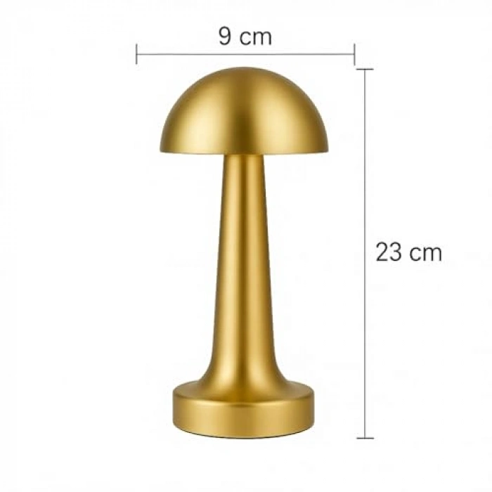 USB Şarjlı 3 Renk Seçeneğine Sahip Dokunmatik Masa Lambası