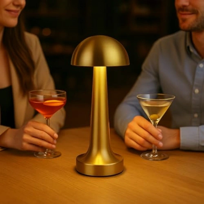 USB Şarjlı 3 Renk Seçeneğine Sahip Dokunmatik Masa Lambası