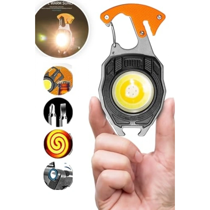 Usb Şarjlı Çok Fonksiyonlu Led Çakmak, Taşınabilir
