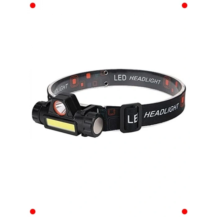 USB Şarjlı LED Kafa Lambası, 300 Lümen