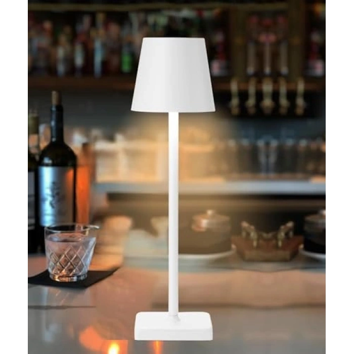 USB Şarjlı Modern Masa Lambası - 38 cm, Çok Amaçlı
