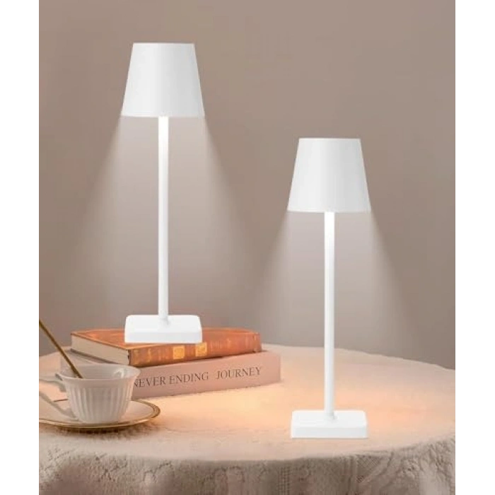 USB Şarjlı Modern Masa Lambası - 38 cm, Çok Amaçlı