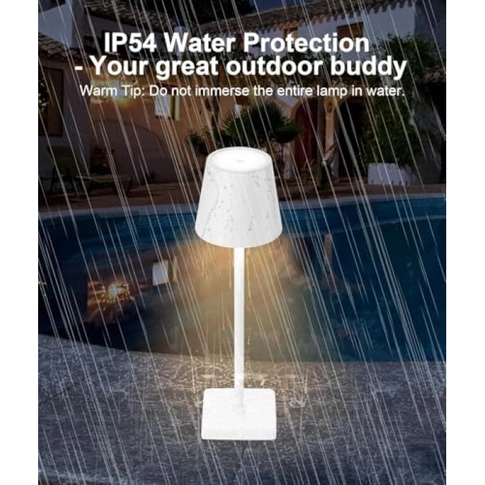 USB Şarjlı Modern Masa Lambası - 38 cm, Çok Amaçlı