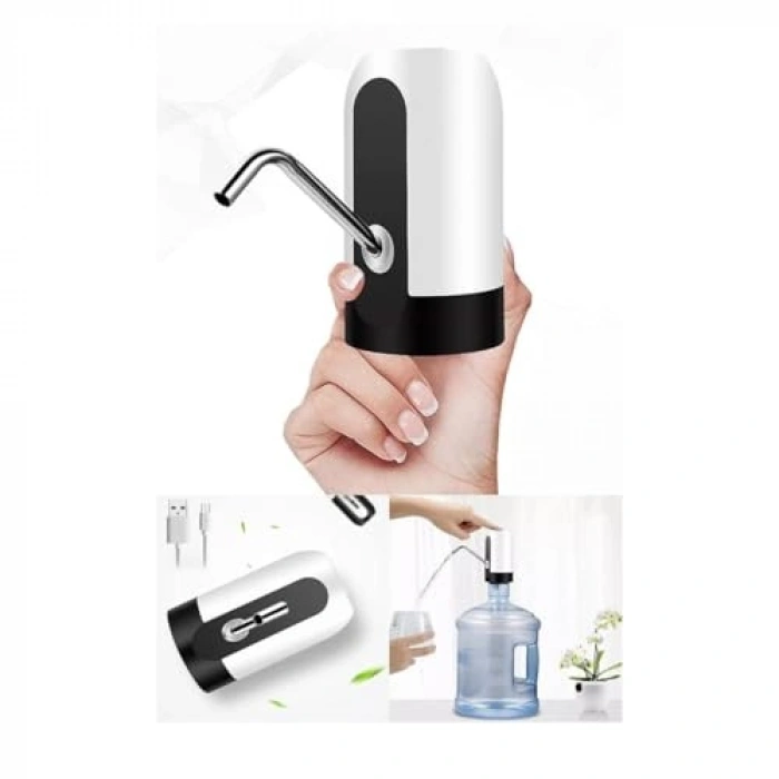 USB Şarjlı Su Pompası, Paslanmaz Çelik Musluklu