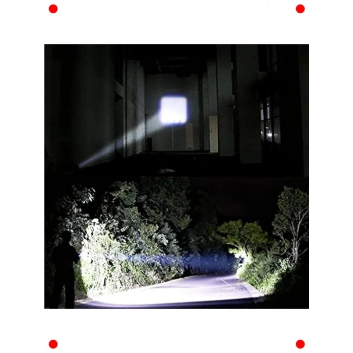 USB Şarjlı Taktik Mini LED Fener