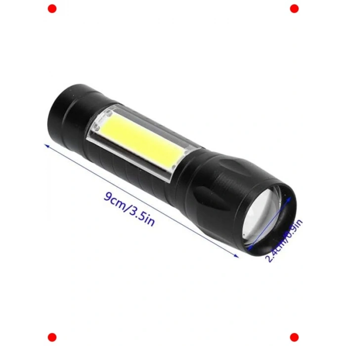 USB Şarjlı Yüksek Lümen Mini El Feneri