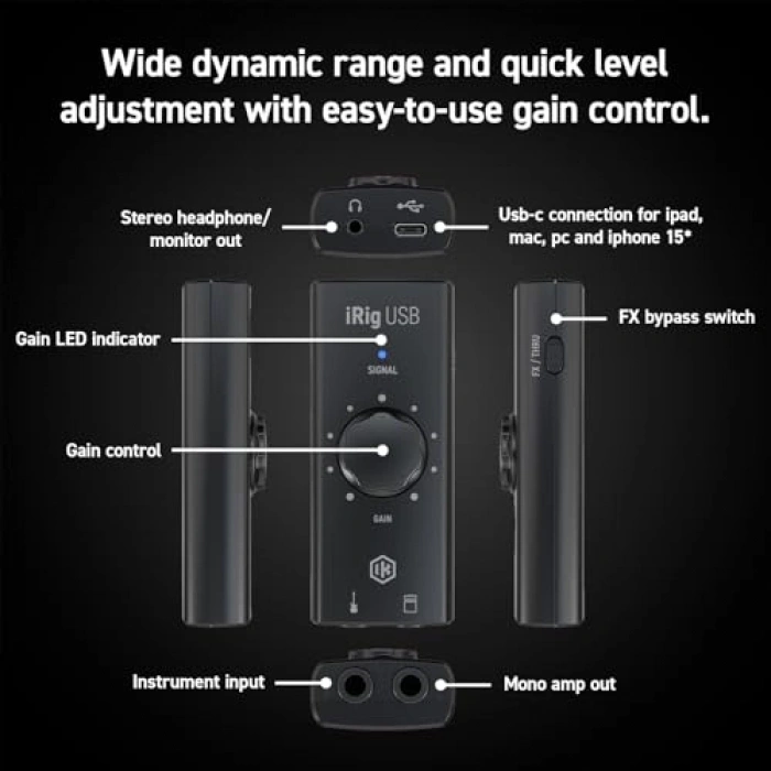 USB Ses Kartı, iRig ile Yüksek Ses Kalitesi