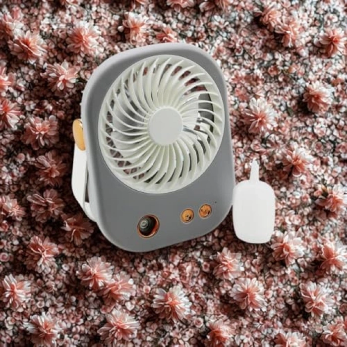 USB Vantilatör, Buharlı ve RGB Işıklı, Masaüstü Tasarım