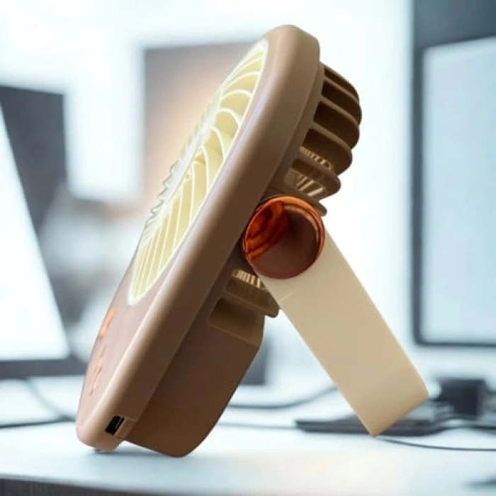 USB Vantilatör, Buharlı ve RGB Işıklı, Masaüstü Tasarım