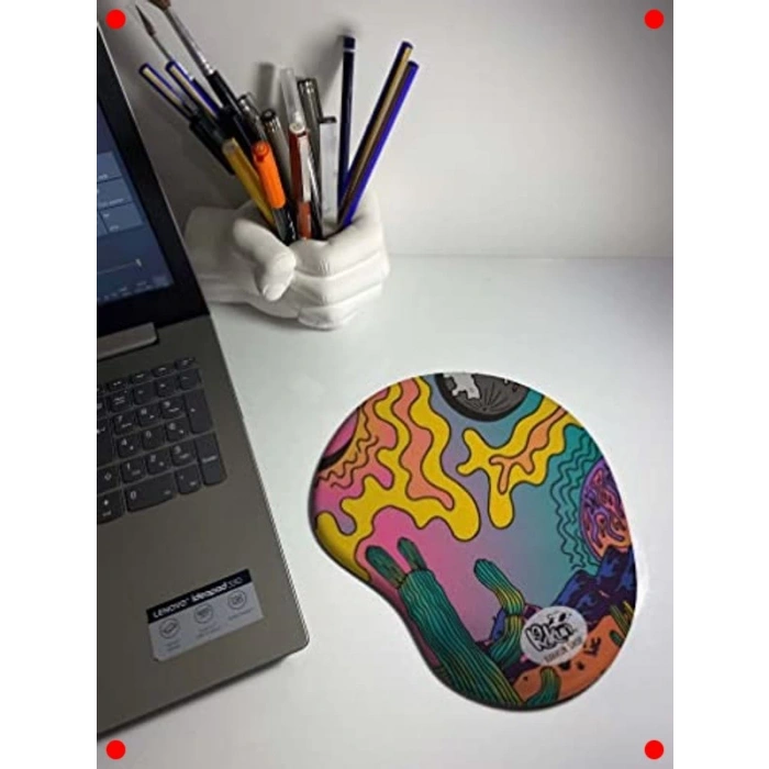 Ütopya Temalı Bilek Destekli Mouse Pad