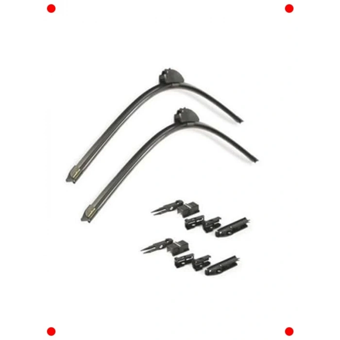 Uyumlu Ön Muz Tipi Silecek Süpürgesi Seti (700+600mm)