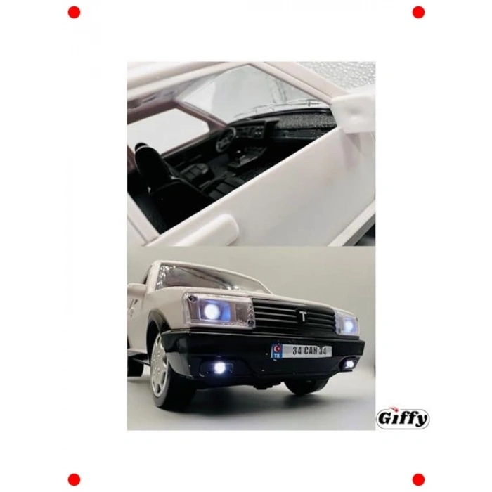 Uzaktan Kumandalı Drift Araba - Şarjlı ve Işıklı Beyaz