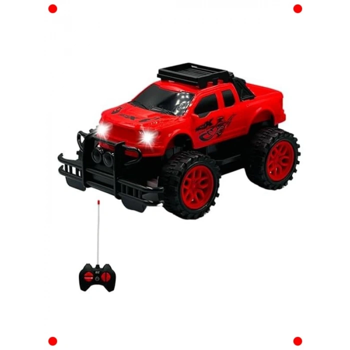 Uzaktan Kumandalı Drift Off-Road Jeep - Işıklı Kırmızı