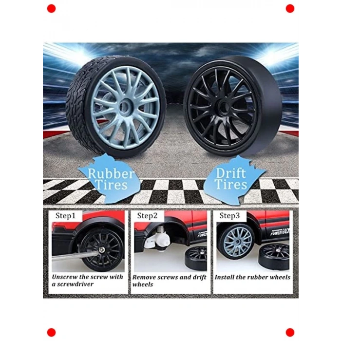 Uzaktan Kumandalı Drift Yarış Arabası (4WD)