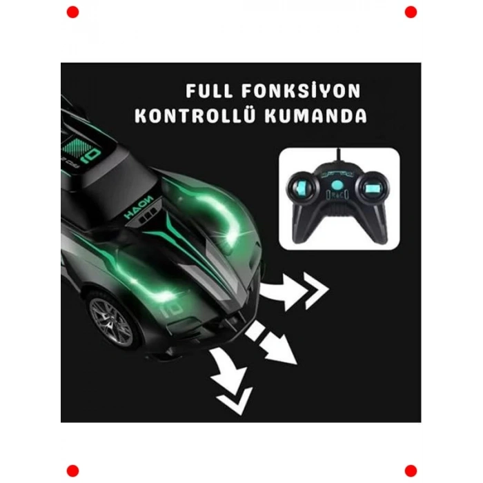 Uzaktan Kumandalı Duman & Işık Efektli Drift Araba