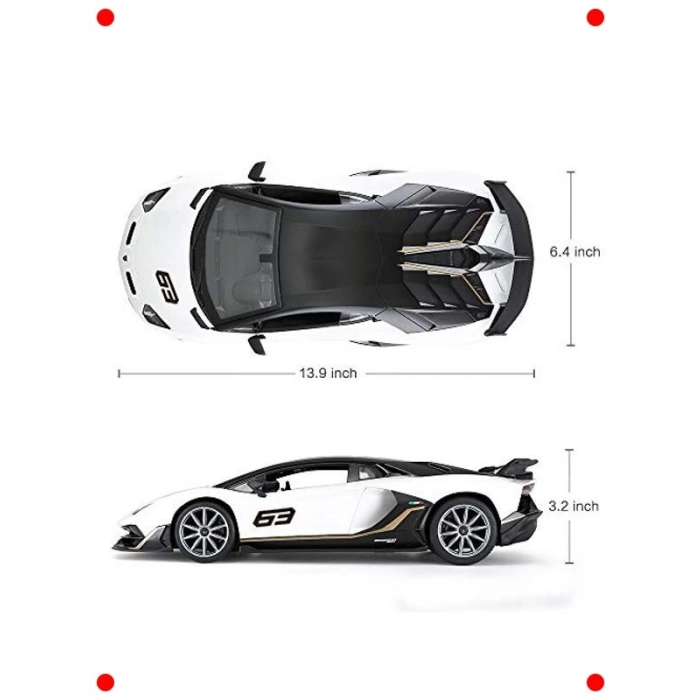 Uzaktan Kumandalı Işıklı Spor Araba 1:14 Ölçek