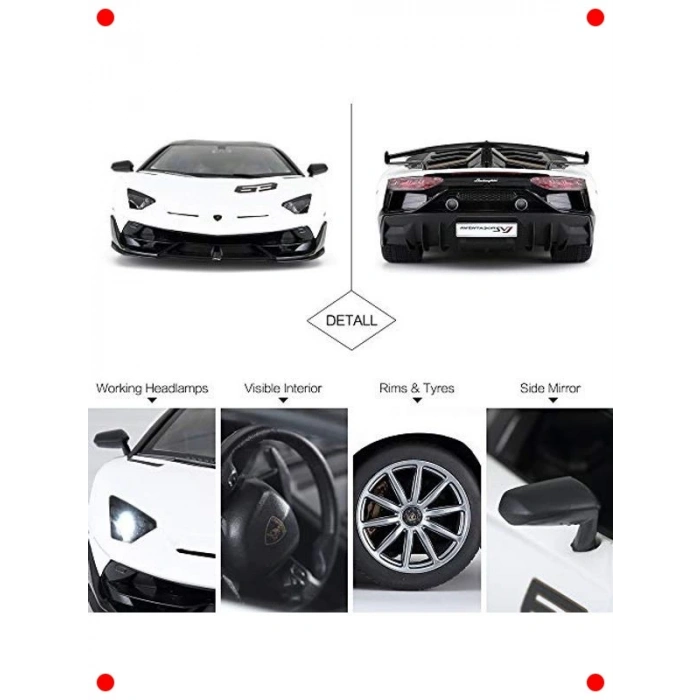 Uzaktan Kumandalı Işıklı Spor Araba 1:14 Ölçek