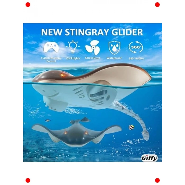 Uzaktan Kumandalı Işıklı Su Vatozu Oyuncak