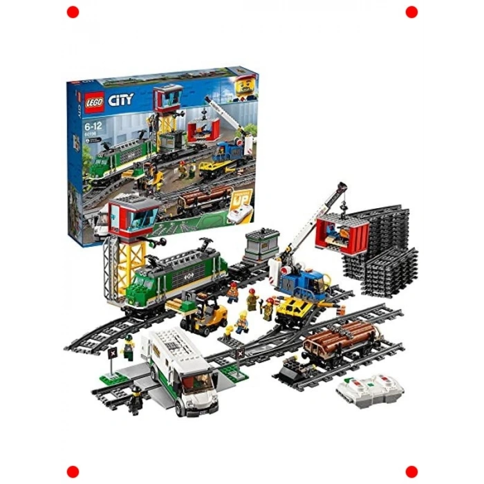 Uzaktan Kumandalı Kargo Treni Yapım Seti - 1226 Parça