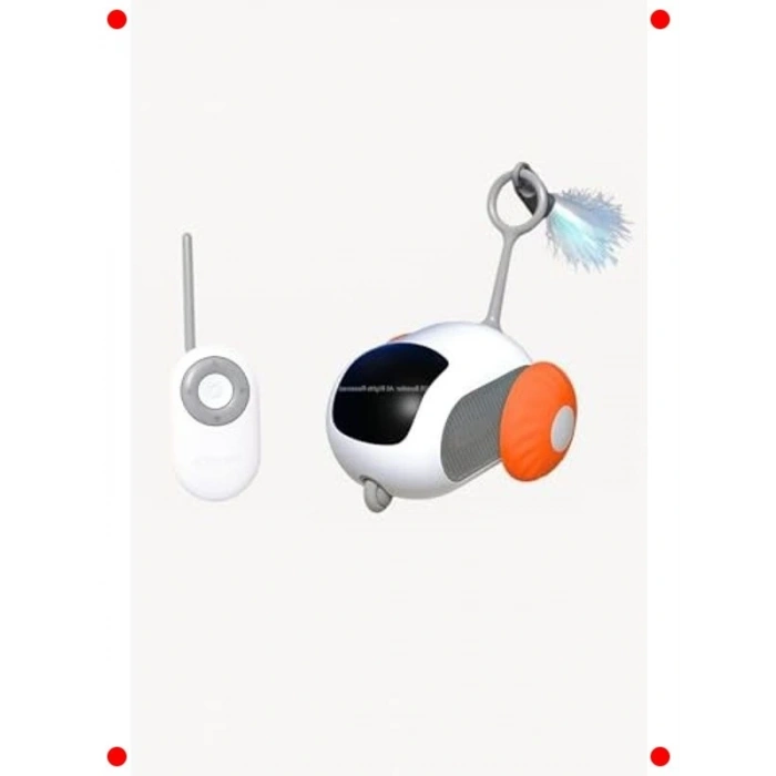 Uzaktan Kumandalı Kedi Oyun Aracı | Tüy Aparatlı