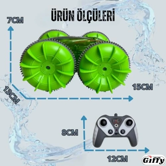 Uzaktan Kumandalı Şarjlı Araç - 360° Hareket Özelliği