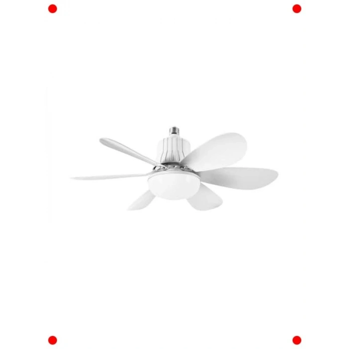 Uzaktan Kumandalı Tan Vantilatörü,  Işıklı, 52cm