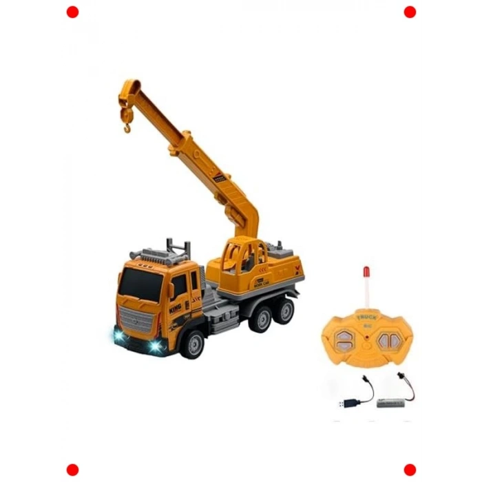 Uzaktan Kumandalı Vinç Oyuncağı, Işıklı