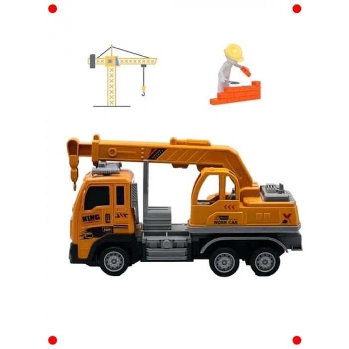 Uzaktan Kumandalı Vinç Oyuncağı, Işıklı