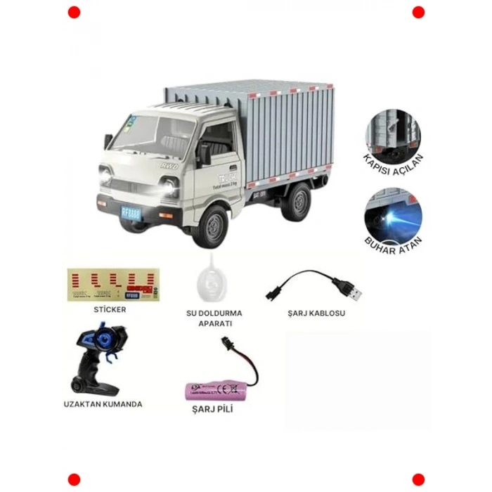 Uzaktan Kumandalı Yeşil Kargo Kamyonu