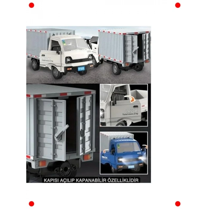 Uzaktan Kumandalı Yeşil Kargo Kamyonu