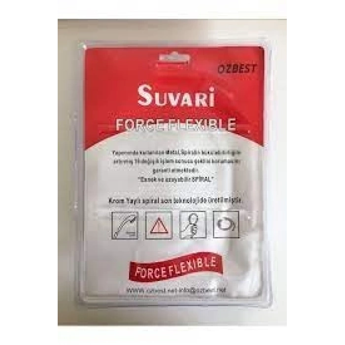 Uzayan 200-220 cm Duş Spirali, Dayanıklı Banyo Hortumu