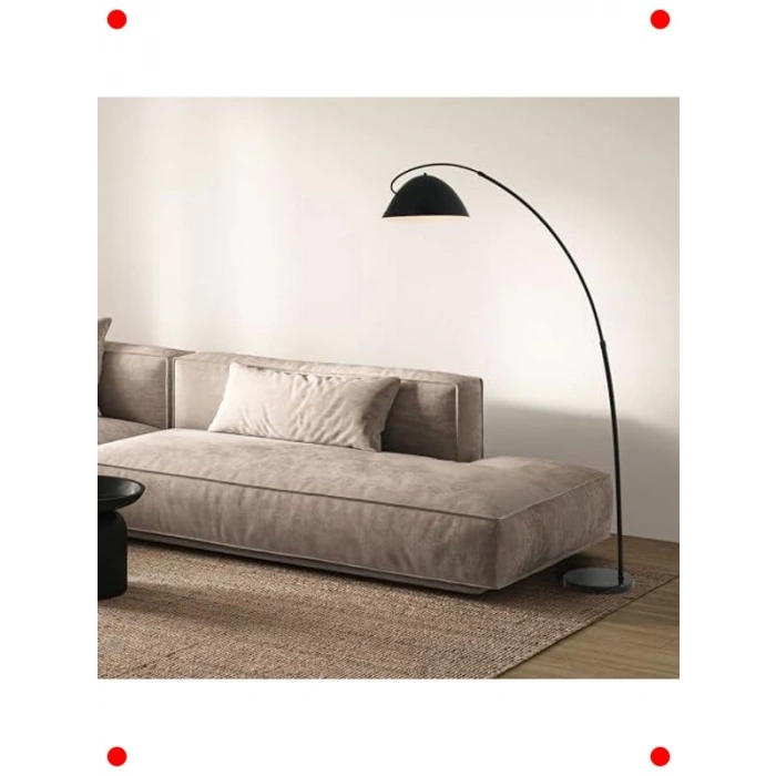 Uzun Boy Siyah Lambader (E27 Soketli)