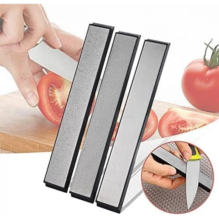 Uzun Ömürlü Aşınmaz Şef Bıçağı, Elmas Bıçak Bileği ile