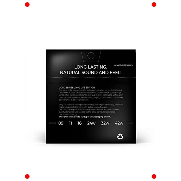 Uzun Ömürlü Elektro Gitar Teli - Süper Hafif 09-42