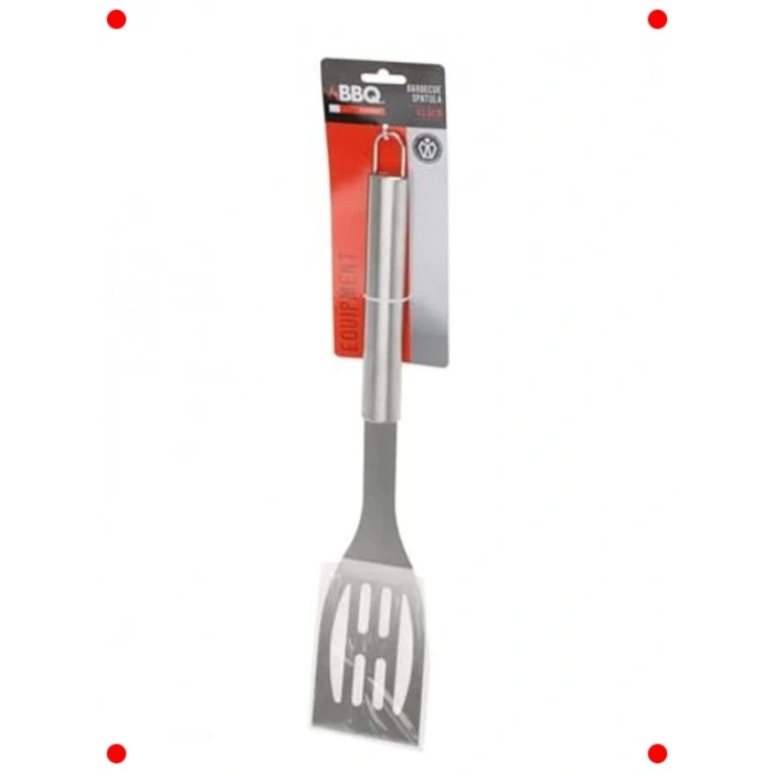 Uzun Paslanmaz Çelik Barbekü Spatulası