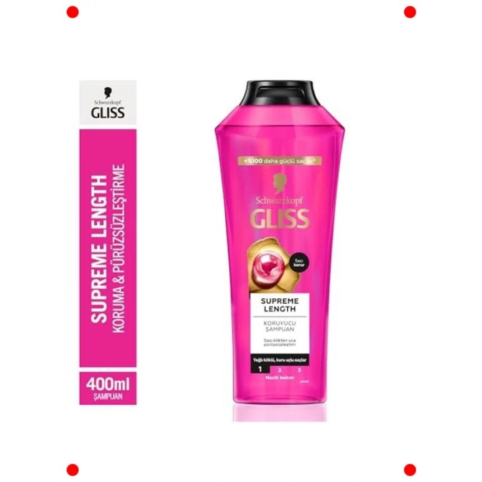 Uzun Saçlar için Onarıcı Şampuan 400 ml