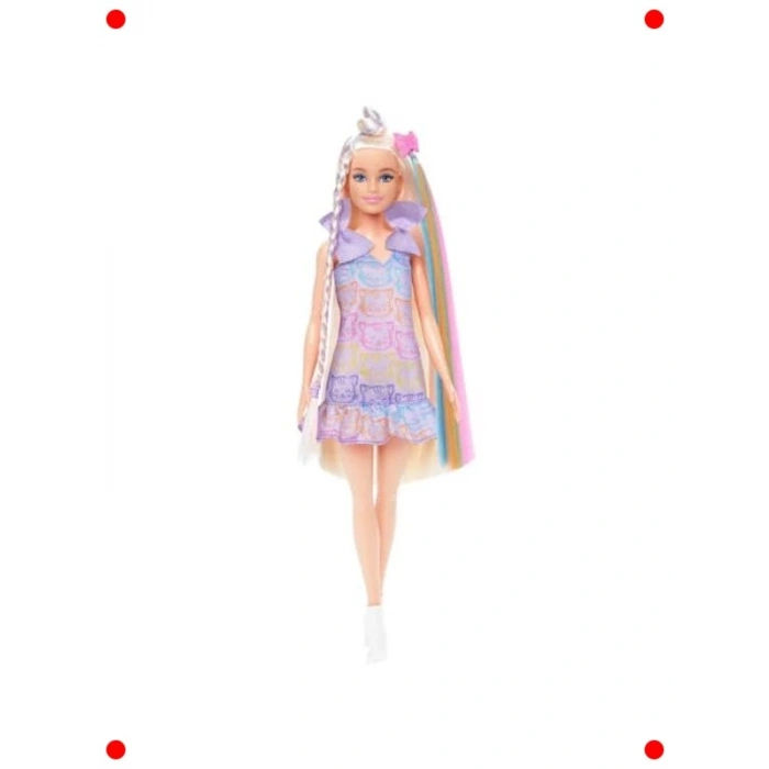 Uzun Saçlı Bebek ve Kombin Aksesuar Seti