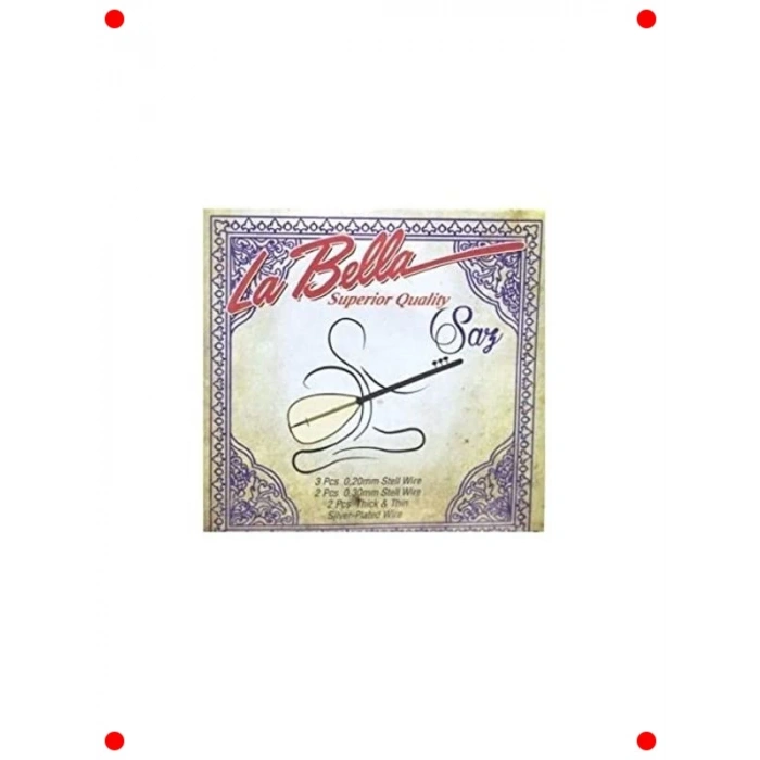 Uzun Sap Bağlama Tel Takımı - 0.20 Kalınlık