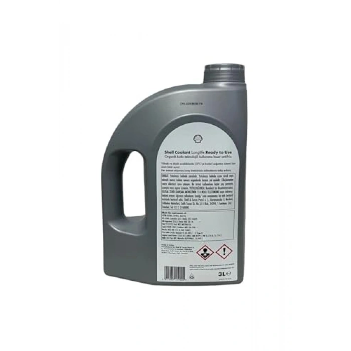 Uzun Süreli Kullanım için Kırmızı Antifriz, 3 Litre -37C