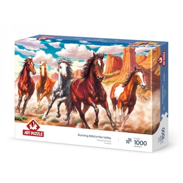 Vadide Dörtnala Temalı 1000 Parça Puzzle ile Eğlenceli Zaman