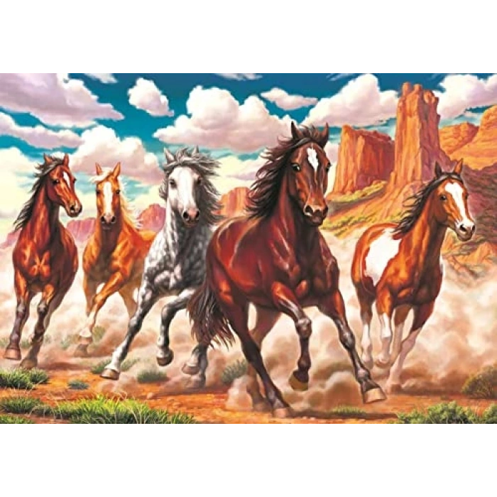 Vadide Dörtnala Temalı 1000 Parça Puzzle ile Eğlenceli Zaman